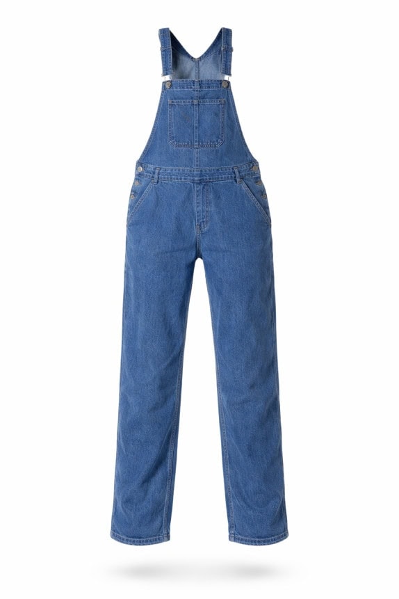 DICKIES SALOPETTE DENIM CARGO BLU UNISEX PRE OWNED L