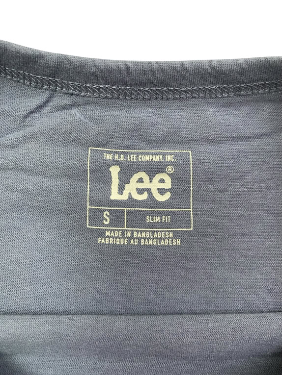 Lee T-Shirt Μπλε Slim Fit Γυναικείο S