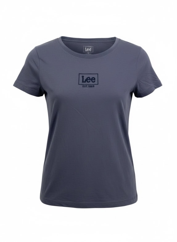 Lee T-Shirt Μπλε Slim Fit Γυναικείο S