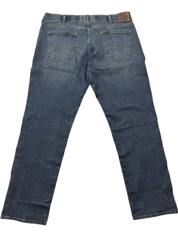 Lee Τζιν Παντελόνι Extreme Motion Straight Taper Logo Μπλε Ανδρικό 2XL