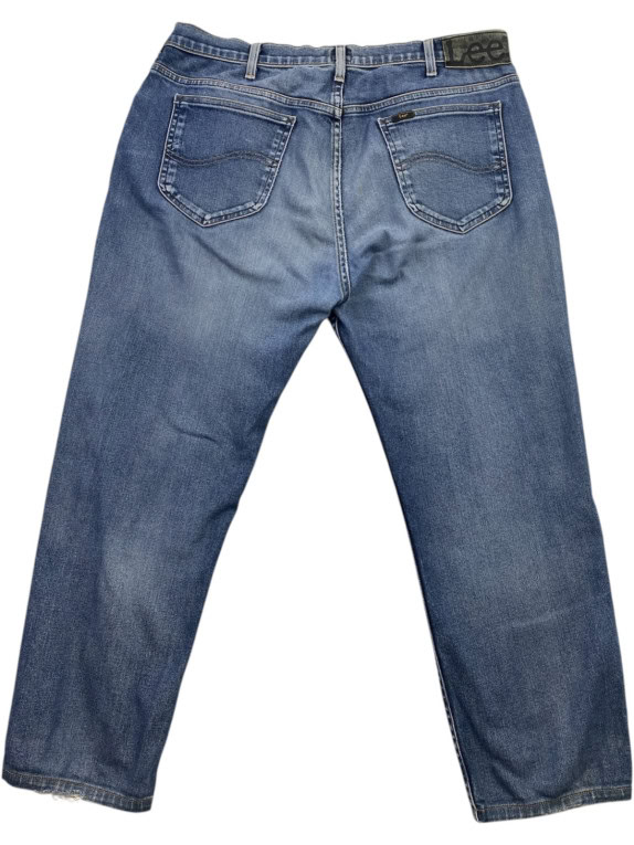 LEE JEANS WASHED BLUE MENS PRE OWNED L