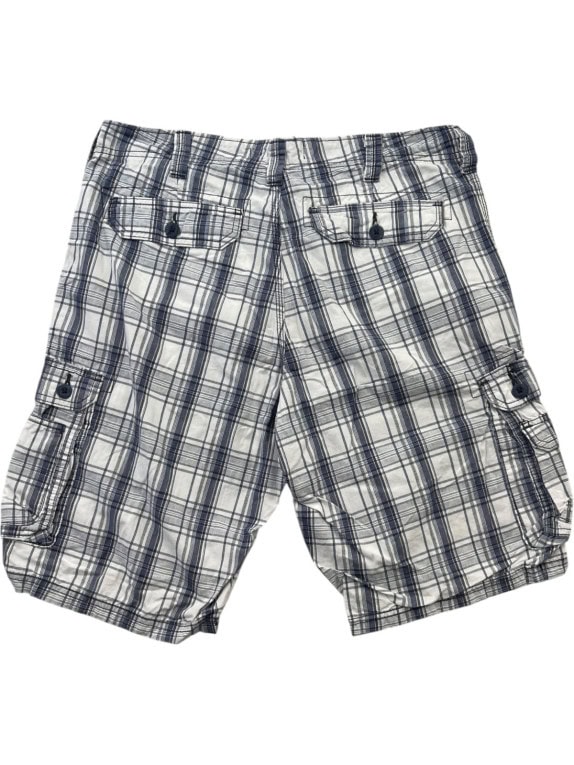 LEE BERMUDA CARGO UTILITY QUADRI BIANCO NAVY UOMO PRE OWNED L