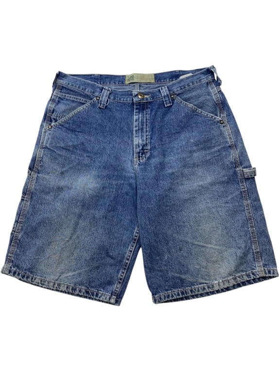 LEE SHORTS DENIM WORKWEAR BLU UOMO PRE OWNED XL