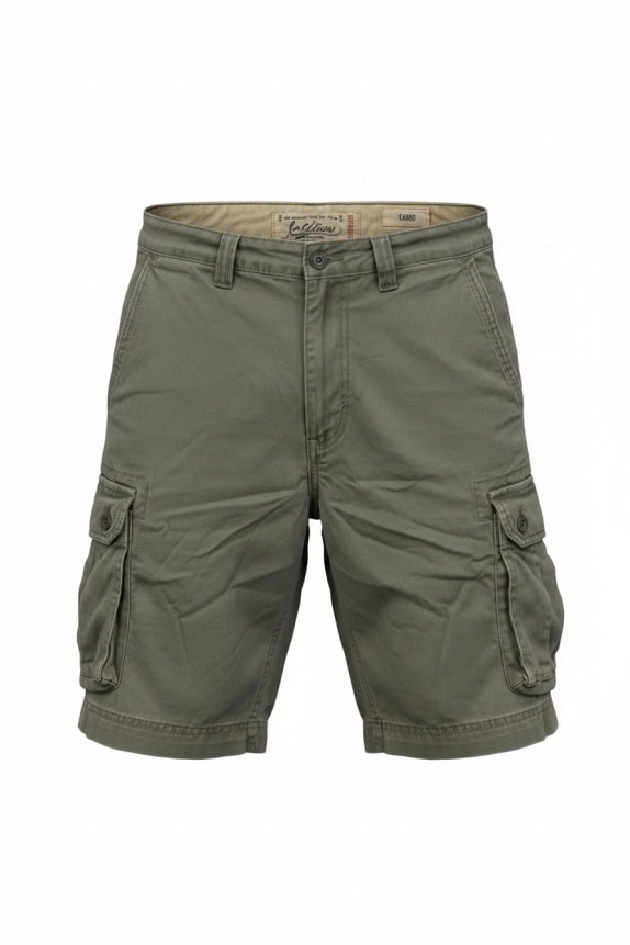 LERIETTROUS SIGNATURE CARGO ΒΕΡΜΟΥΔΑ UTILITY OLIVE ΑΝΤΡΙΚΟ PRE OWNED L