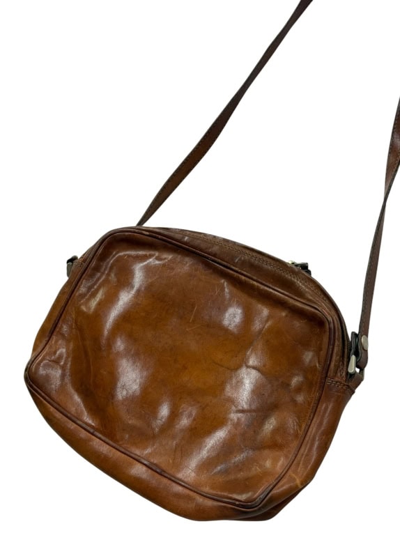 Les Copains δερμάτινη τσάντα ώμου vintage καφέ crossbody ΓΥΝΑΙΚΕΙΟ one size pre-owned