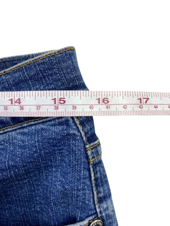 LES COPAINS JEANS ΠΑΝΤΕΛΟΝΙ VINTAGE ΛΟΓΟΤΥΠΟ ΜΠΛΕ ΓΥΝΑΙΚΕΙΟ M