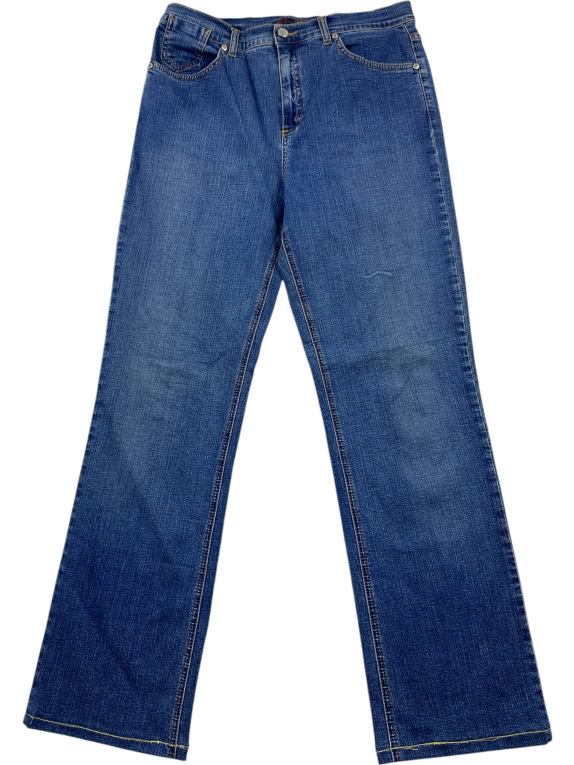 LES COPAINS JEANS ΠΑΝΤΕΛΟΝΙ VINTAGE ΛΟΓΟΤΥΠΟ ΜΠΛΕ ΓΥΝΑΙΚΕΙΟ M