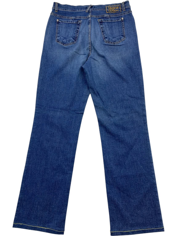 LES COPAINS JEANS ΠΑΝΤΕΛΟΝΙ VINTAGE ΛΟΓΟΤΥΠΟ ΜΠΛΕ ΓΥΝΑΙΚΕΙΟ M