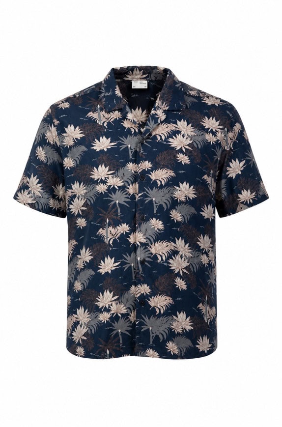 LEVEL TEN DESIGN ΠΟΥΚΑΜΙΣΟ ALOHA ΜΠΛΕ ΑΝΤΡΙΚΟ PRE OWNED L