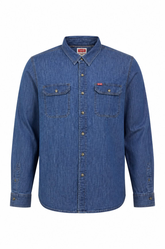 WRANGLER DENIM POUKAMISO CLASSIC BLUE ΑΝΤΡΙΚΟ PRE OWNED L