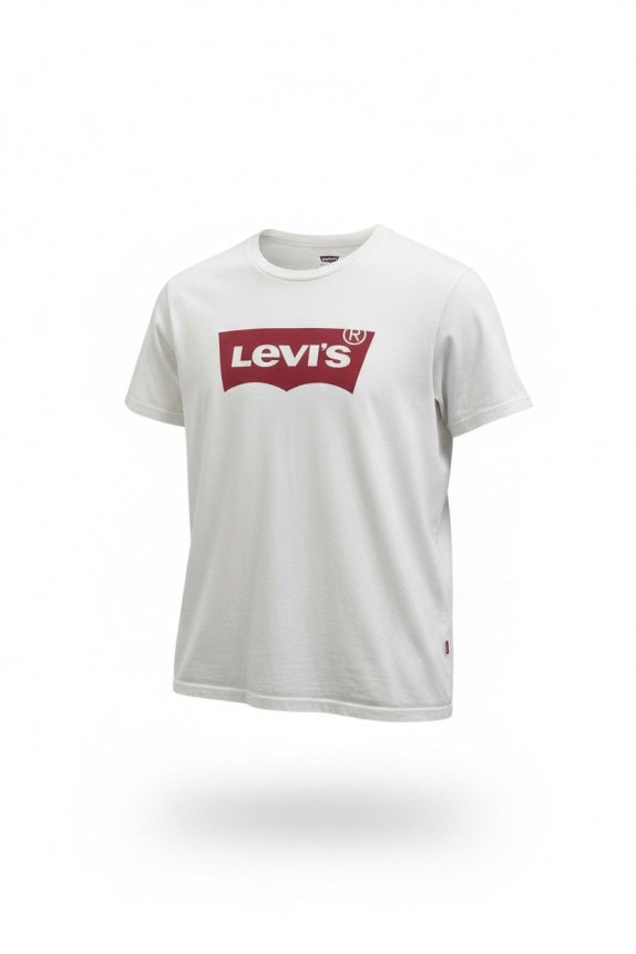 LEVI S GRAPHIC TEE MINIMAL OFF WHITE UNISEX PRE OWNED M