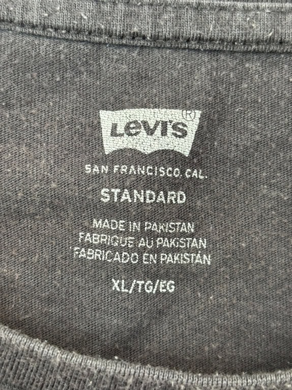 LEVI S GRAPHIC TEE RETRO ΜΑΥΡΟ ΑΝΤΡΙΚΟ PRE OWNED XL