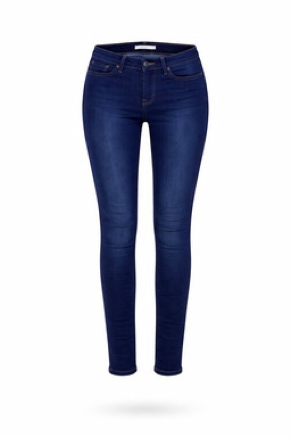 LEVI S JEANS SKINNY BLUE ΓΥΝΑΙΚΕΙΟ PRE OWNED XS