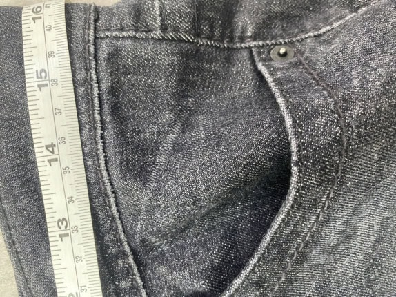 LEVI S JEANS STRAIGHT FIT WASHED BLACK ΑΝΤΡΙΚΟ PRE OWNED S