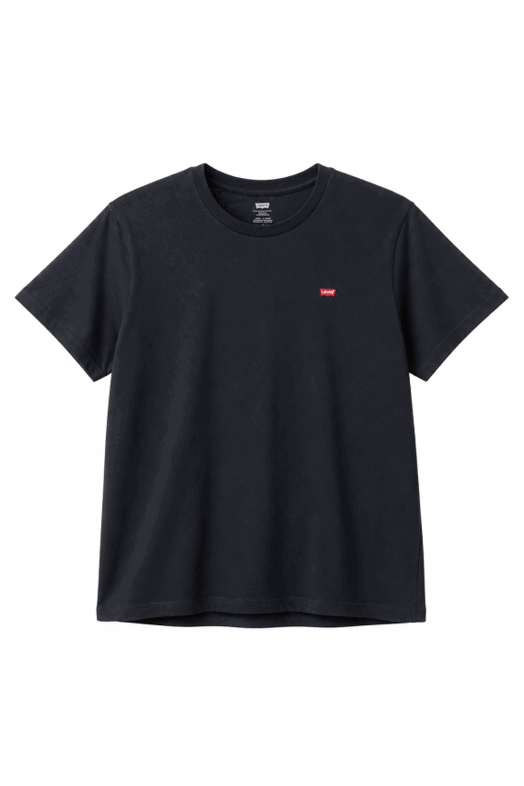 LEVI S T SHIRT MINIMAL NERO UOMO PRE OWNED XL