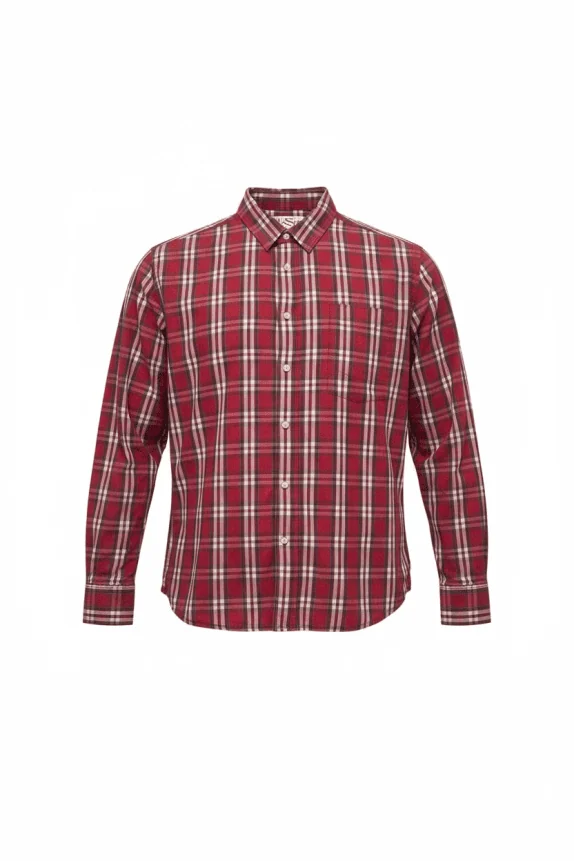 Levi Strauss & Co. Πουκάμισο Καρό Classic Fit Κόκκινο Ανδρικό XL