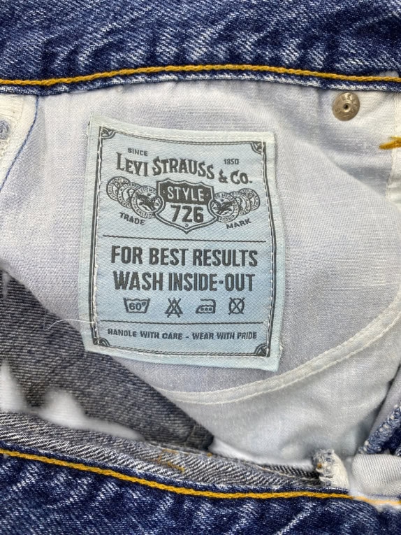 LEVI STRAUSS AND CO ΤΖΙΝ ΠΑΝΤΕΛΟΝΙ CLASSIC WASHED BLUE ΓΥΝΑΙΚΕΙΟ PRE OWNED L