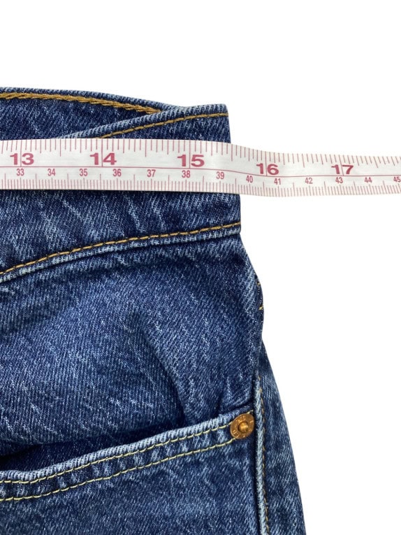 LEVI STRAUSS AND CO JEANS WASHED BLUE MENS PRE OWNED S