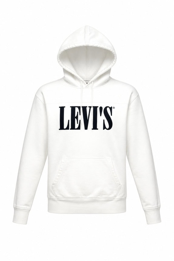 LEVI STRAUSS HOODIE GRAPHIC OFF WHITE ΑΝΤΡΙΚΟ PRE OWNED M