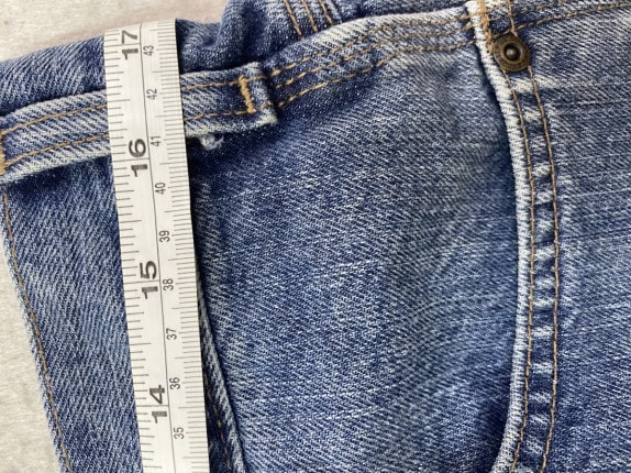 CARHARTT  STRAUSS ΤΖΙΝ ΠΑΝΤΕΛΟΝΙ CLASSIC ΜΠΛΕ ΑΝΤΡΙΚΟ PRE OWNED M,