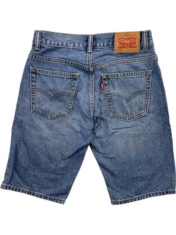 LEVI'S 505 DENIM SHORTS BLUE UNISEX XS