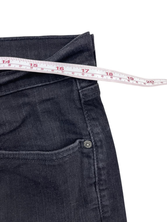 LEVI'S 505 DENIM SHORTS LOGO BLACK UNISEX L