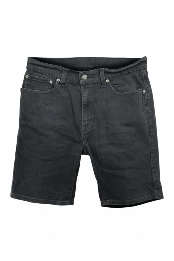LEVI'S 505 ΤΖΙΝ ΣΟΡΤΣ LOGO ΜΑΥΡΟ UNISEX L
