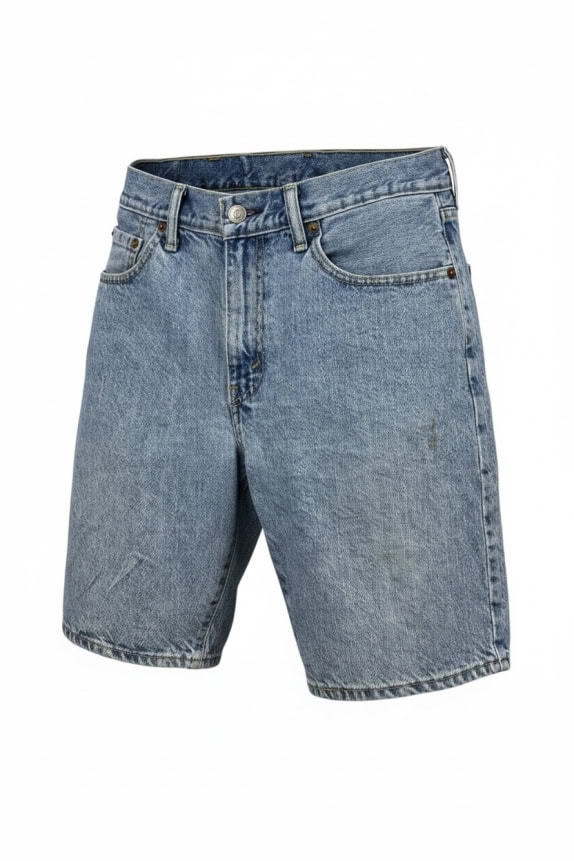LEVI'S 505 DENIM SHORTS BLUE UNISEX S