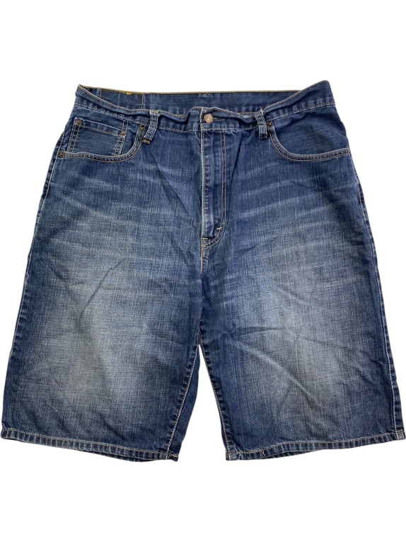 LEVI'S 569 DENIM SHORTS LOOSE STRAIGHT BLUE UNISEX XL