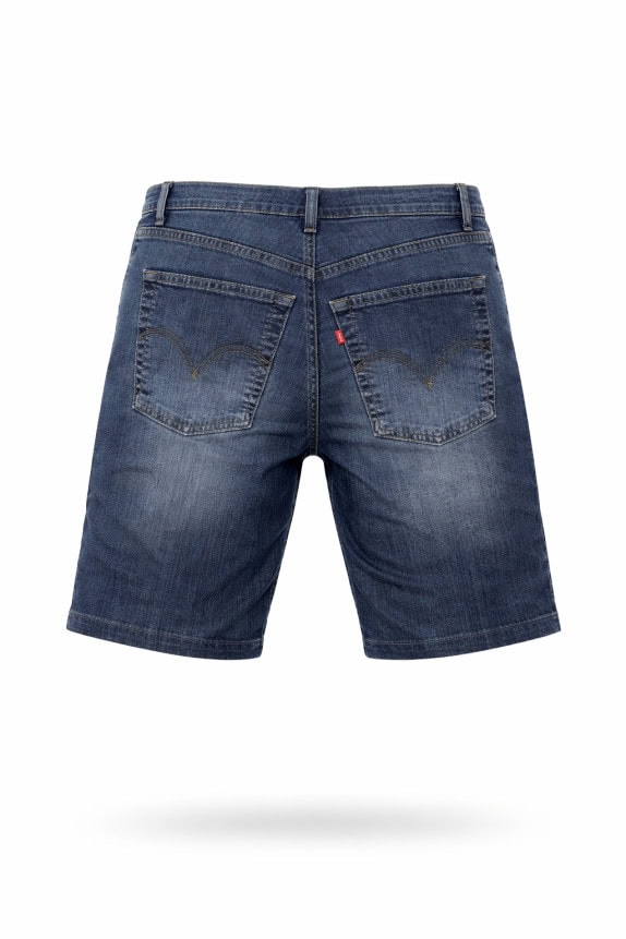 LEVIS CARGO SHORTS WASHED BLUE MEN PRE OWNED S