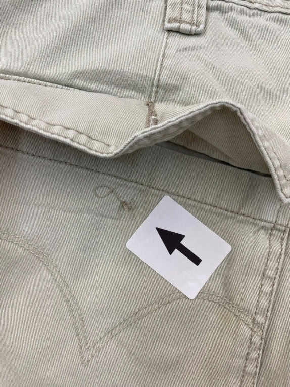LEVIS CARGO SHORTS UTILITY BEIGE UOMO PRE OWNED L