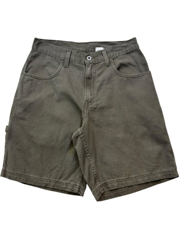 LEVIS CARGO SHORTS WORKWEAR OLIVE UOMO PRE OWNED S