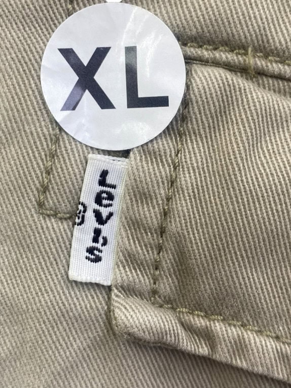 LEVIS BERMUDA CARGO UTILITY OLIVA UOMO PRE OWNED XL