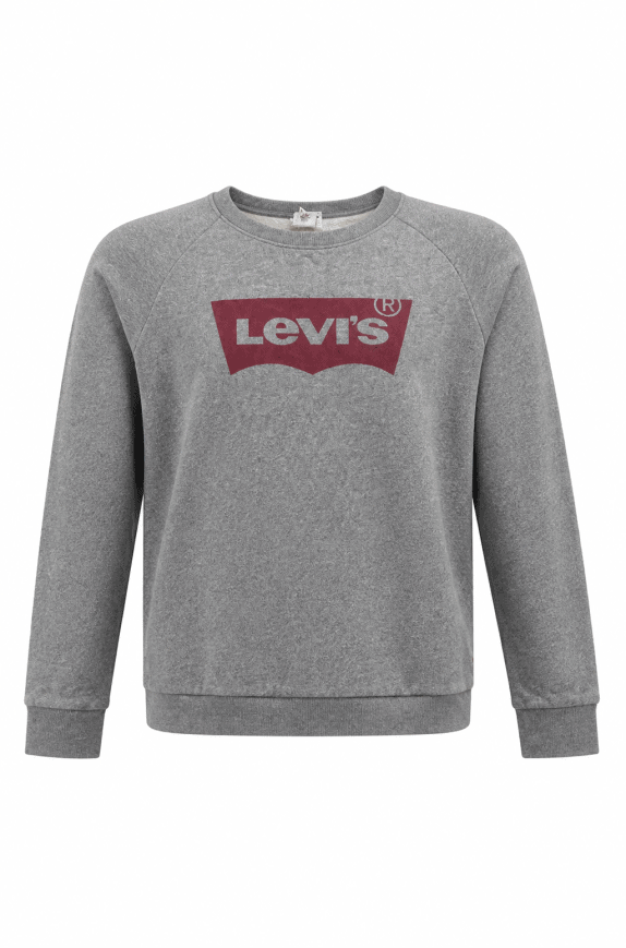 LEVIS FELPA CREWNECK GRAPHIC GRIGIO UOMO PRE OWNED M