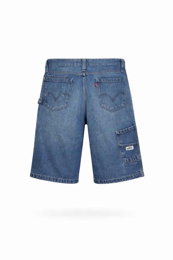 LEVIS 90s DENIM BERMUDA VINTAGE BLUE MEN PRE OWNED L