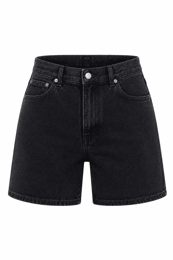 LEVIS DENIM SHORTS CLASSIC WASHED BLACK ΓΥΝΑΙΚΕΙΟ  PRE OWNED M