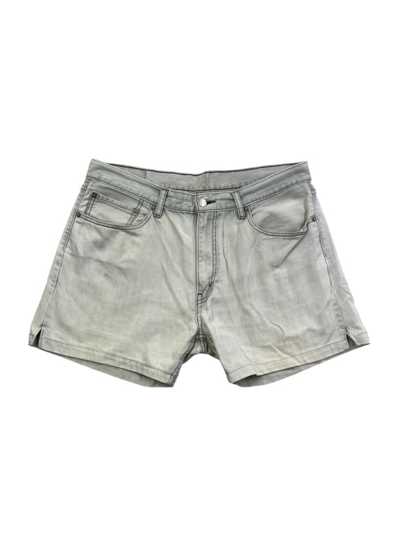 LEVI\'S shorts in denim con logo grigi unisex XL