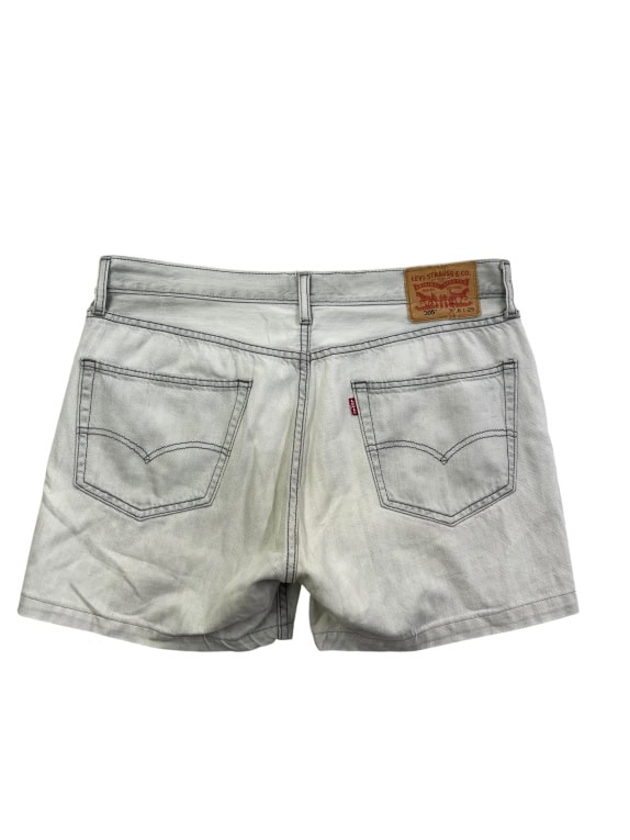 LEVI\'S shorts in denim con logo grigi unisex XL