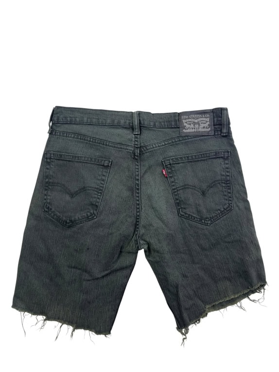 LEVI\'S bermuda in denim cut-off grigio unisex M