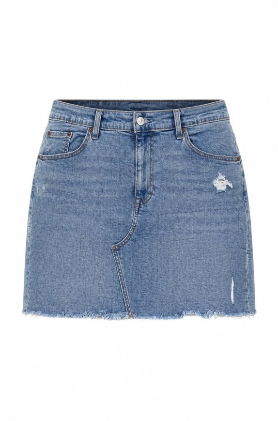 LEVIS ΦΟΥΣΤΑ DENIM VINTAGE ΓΑΛΑΖΙΟ ΓΥΝΑΙΚΕΙΟ PRE OWNED XL