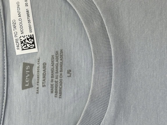 LEVIS GRAPHIC TEE MINIMAL ΓΚΡΙ ΑΝΤΡΙΚΟ PRE OWNED L