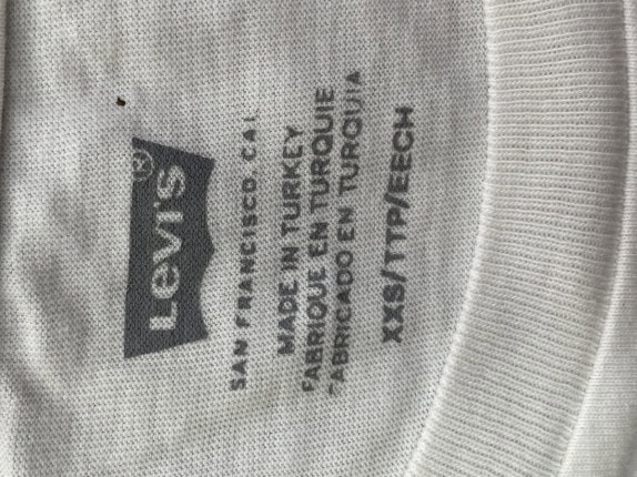 LEVIS GRAPHIC TEE MINIMAL OFF WHITE ΓΥΝΑΙΚΕΙΟ PRE OWNED M
