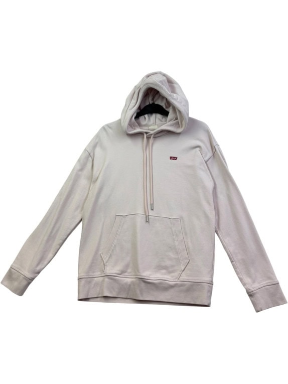 LEVIS HOODIE MINIMAL LIGHT PINK UNISEX PRE OWNED S