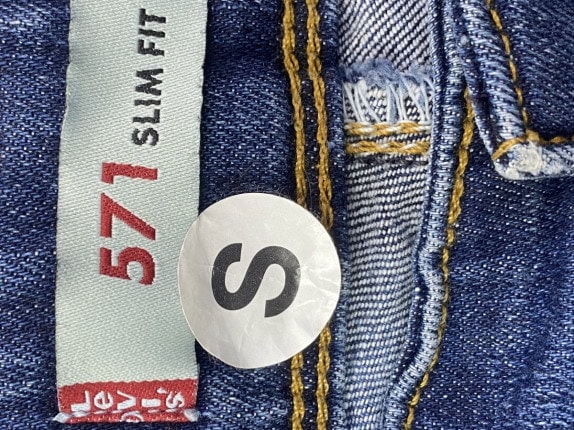 LEVIS JEANS BOOTCUT BLU UOMO PRE OWNED S