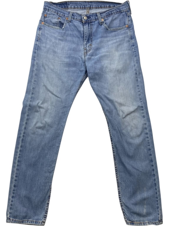 LEVIS JEANS CLASSIC WASHED BLUE MENS PRE OWNED L