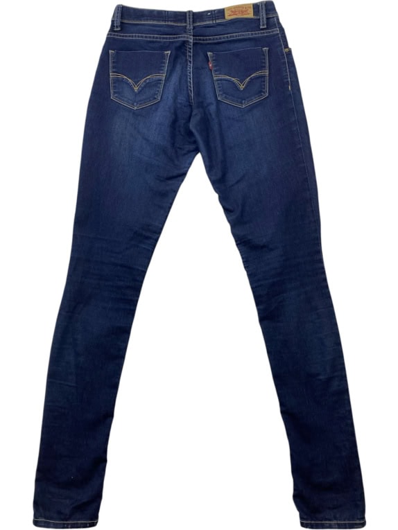 LEVIS JEANS MINIMAL DARK BLUE ΓΥΝΑΙΚΕΙΟ PRE OWNED XS