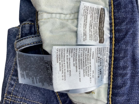 LEVI'S Jeans Παντελόνι Denim Classic Blue Ανδρικό S