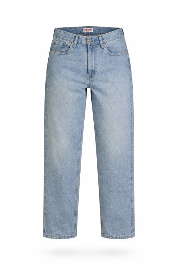 LEVIS JEANS STRAIGHT LIGHT WASHED ΜΠΛΕ ΑΝΤΡΙΚΟ PRE OWNED L