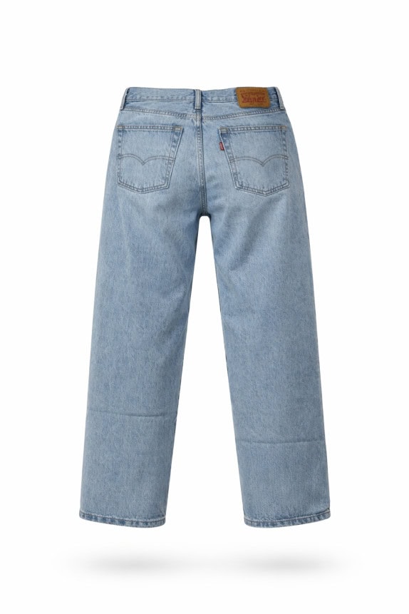 LEVIS JEANS STRAIGHT LIGHT WASHED BLU UOMO PRE OWNED L