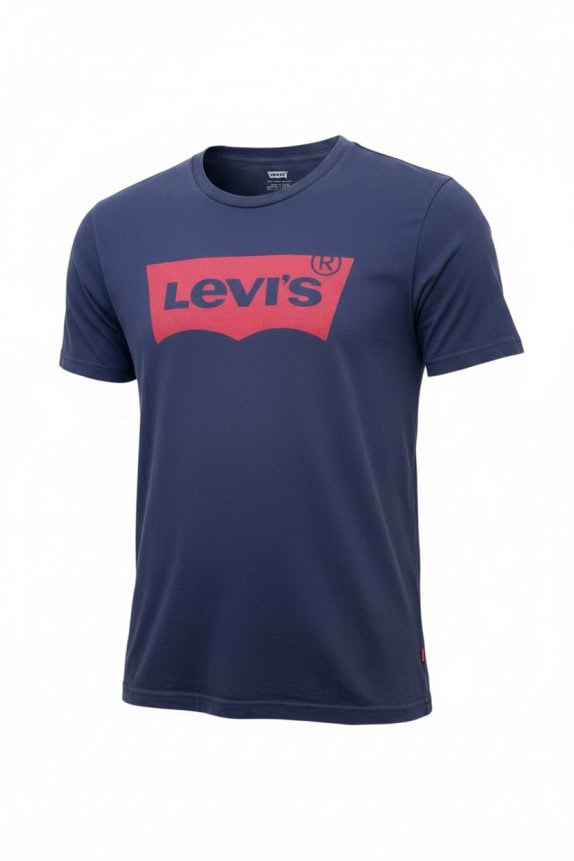LEVIS GRAPHIC TEE CLASSIC NAVY MEN PRE OWNED S